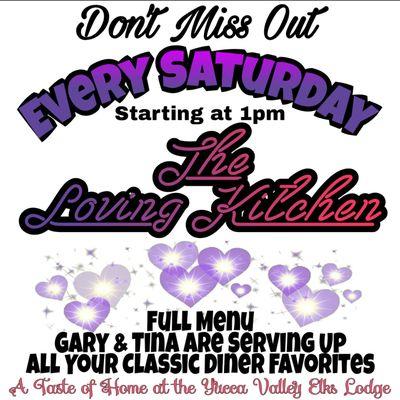 The Loving Kitchen Every Saturday