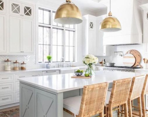 Fresh and breezy kitchen cabinet remodel