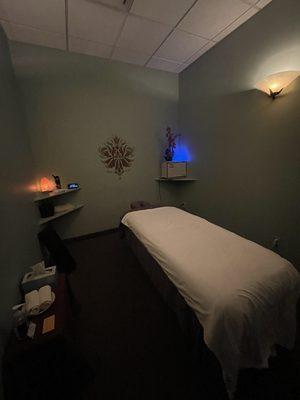 Massage room.