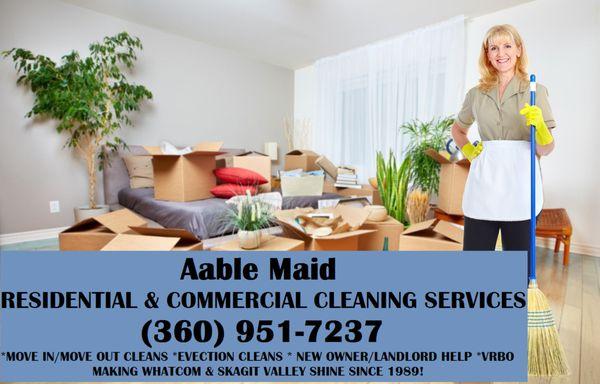 Move In/Move out cleaning at your service.