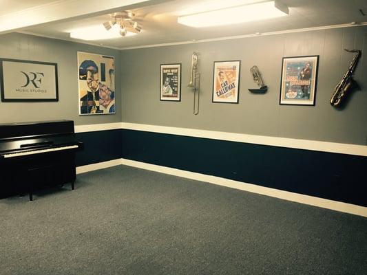 DRF Music Studios includes a room for group lessons, recitals, master classes and other musical gatherings!!