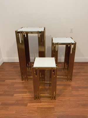 3pc rectangle pedestals set rentals and sales