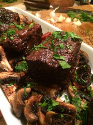 Braised short ribs.