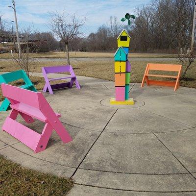 Cardinal Greenway rest area