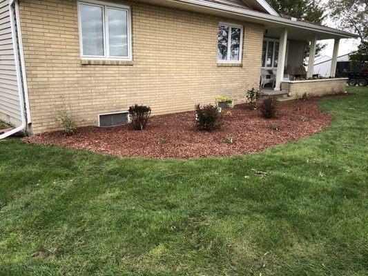 New landscaping