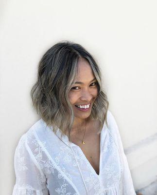 Ash Balayage + Haircut by JAMIE GONZALES Instagram: @JamieGonzales.Hair