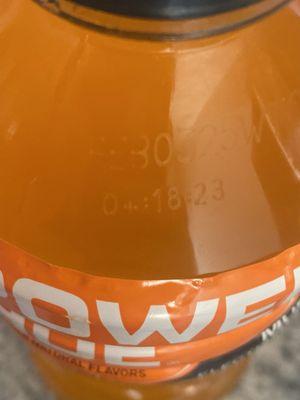 Year expired Gatorade