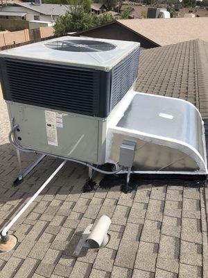 Another Roof Top Unit Installed.