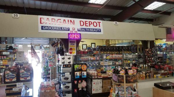 We are located inside the Oldsmar Flea Market. Building D West Booths 33-37. We are the Market's Largest General Store.