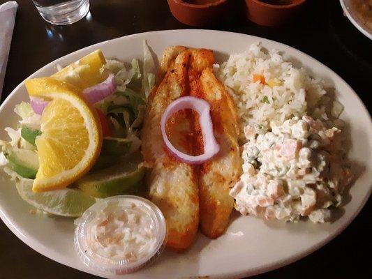 Filete a La Plancha is delicious.