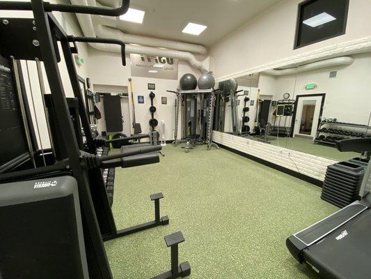 Our gym is fully stocked and our trainers are ready for you.