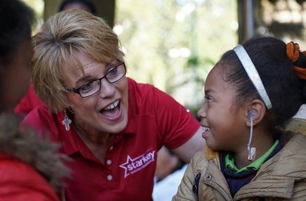 With Starkey Hearing Foundation, for each hearing aid purchased at NuSound one is donated somewhere around the world.