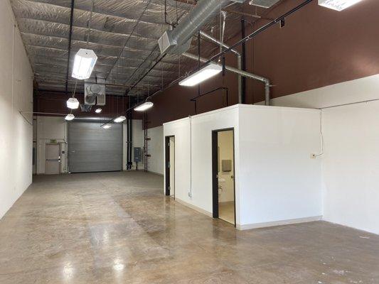 Cleaned up this office warehouse and removed old tenant fixtures. Now it's ready to rent.