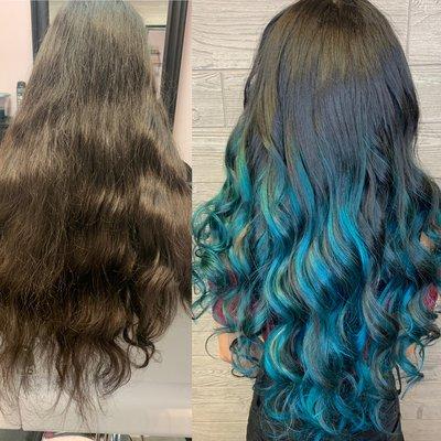 Balayage and fashion color