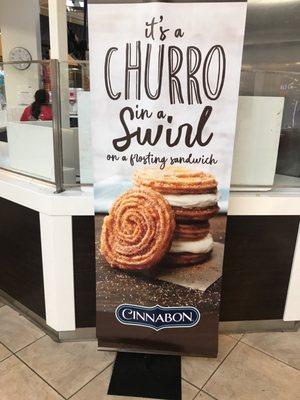 New Churro in a swirl.