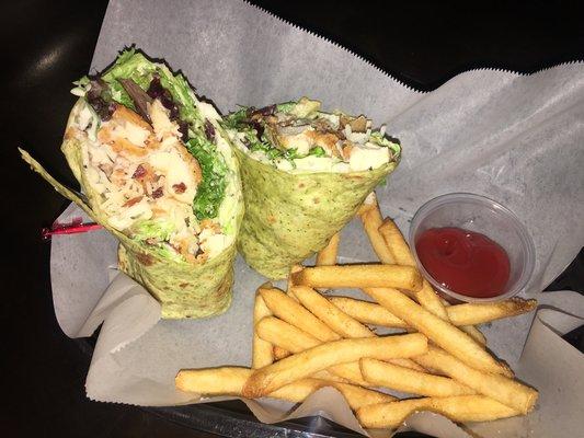 Crispy or grilled chicken Caesar wrap! Yummy