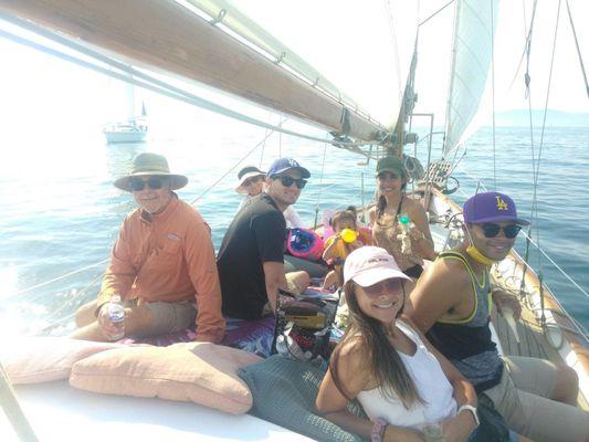 Sailing party with Capt Mack in Marina del Rey