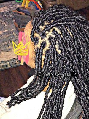 Faux locs (individual crochets)