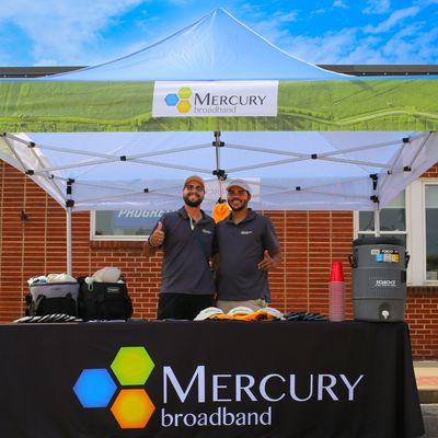 The Mercury Broadband team enjoys attending local community events to interact with our customers and connect with the community.