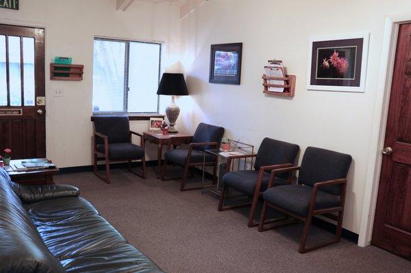 Client waiting room - Potential Within Reach at 8751 E. Hampden Ave. Suite B-9, Denver, CO 80231.