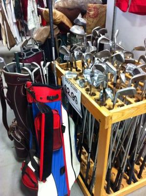 Well stocked in golf items