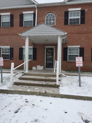 Entrance to building D.