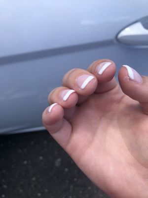 Sloppy manicure $58