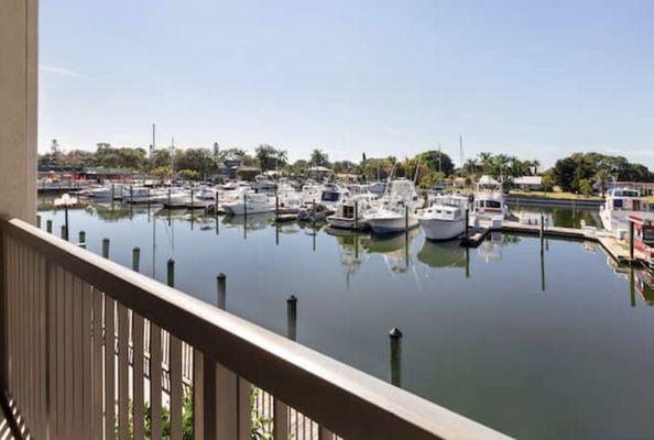 Sarasota Bay suite has access to boat slip