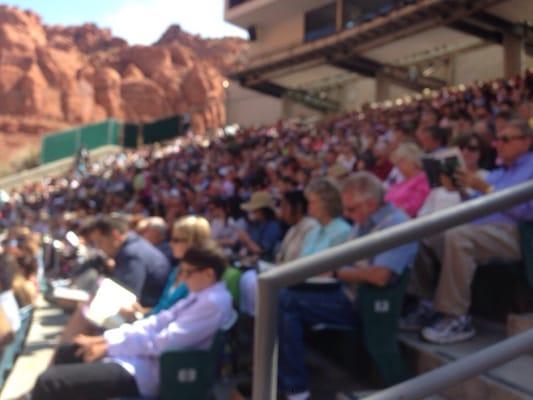 Easter Service at the Tuacahn on April 20, 2014. If you missed it this year there is always next year!