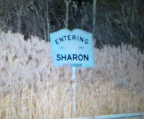 Entering Sharon from Walpole, MA