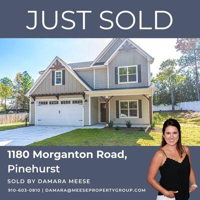 This new construction officially has homeowners!

 1180 Morganton Road, Pinehurst is SOLD!