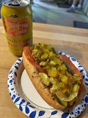 Baller custom dog!!! Try the green tomato relish! THE TRUTH!