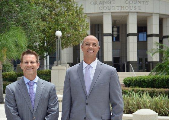 Attorneys Nick Norden (L) and Zachery Leacox