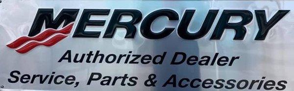 We are a Mercury Authorized Dealer and Service Center