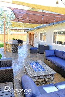 Backyard Landscaping and outdoor living space in San Diego, CA 2018