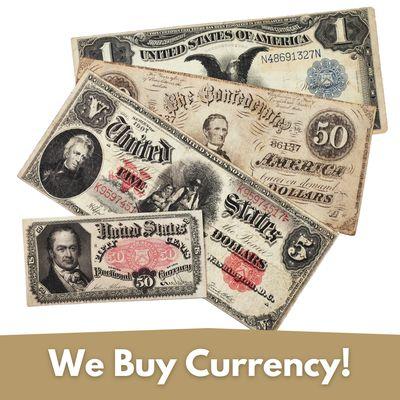 Do you have old paper currency? Dempsey & Baxter is Erie's top buyer!