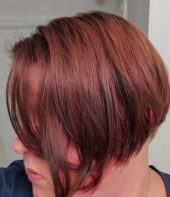 My angled bob