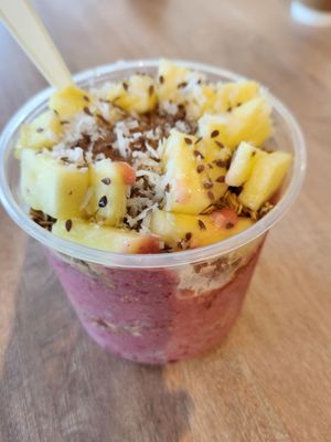 Delicious tropical smoothie bowl