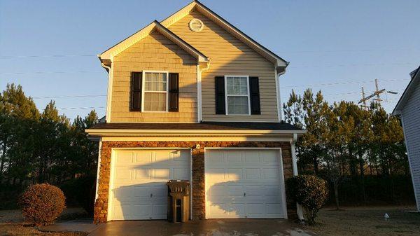 Pressure washed this beautiful home!