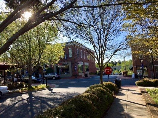 Front of the office in Spring.