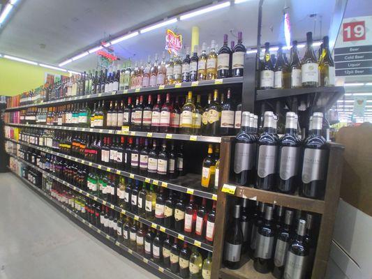 Vast selection of wine!!