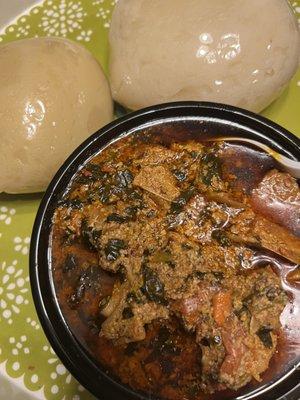 Egusi and Fufu