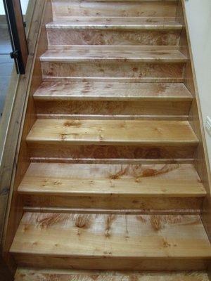 Custom stair treads