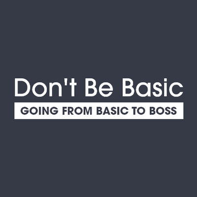 Main logo for Don't Be Basic