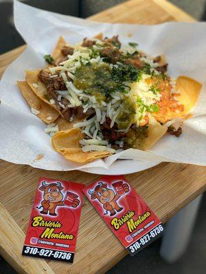 Mexican Nachos Choice of Meat Birria, Pastor & Asada...