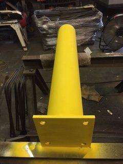 Custom Bollards - painted yellow or color of your choice!