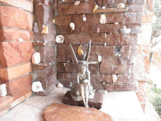 The Fairy Fountain at Unity of Sedona....