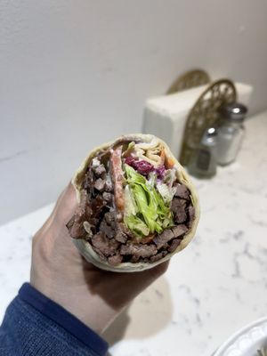 I/2 of my Doner Wrap