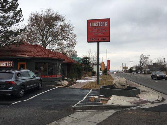 Street scale at Toasters in Millcreek