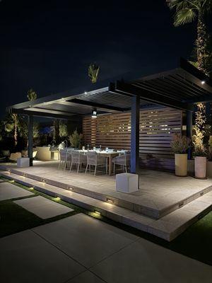 Backyard patio/bar area